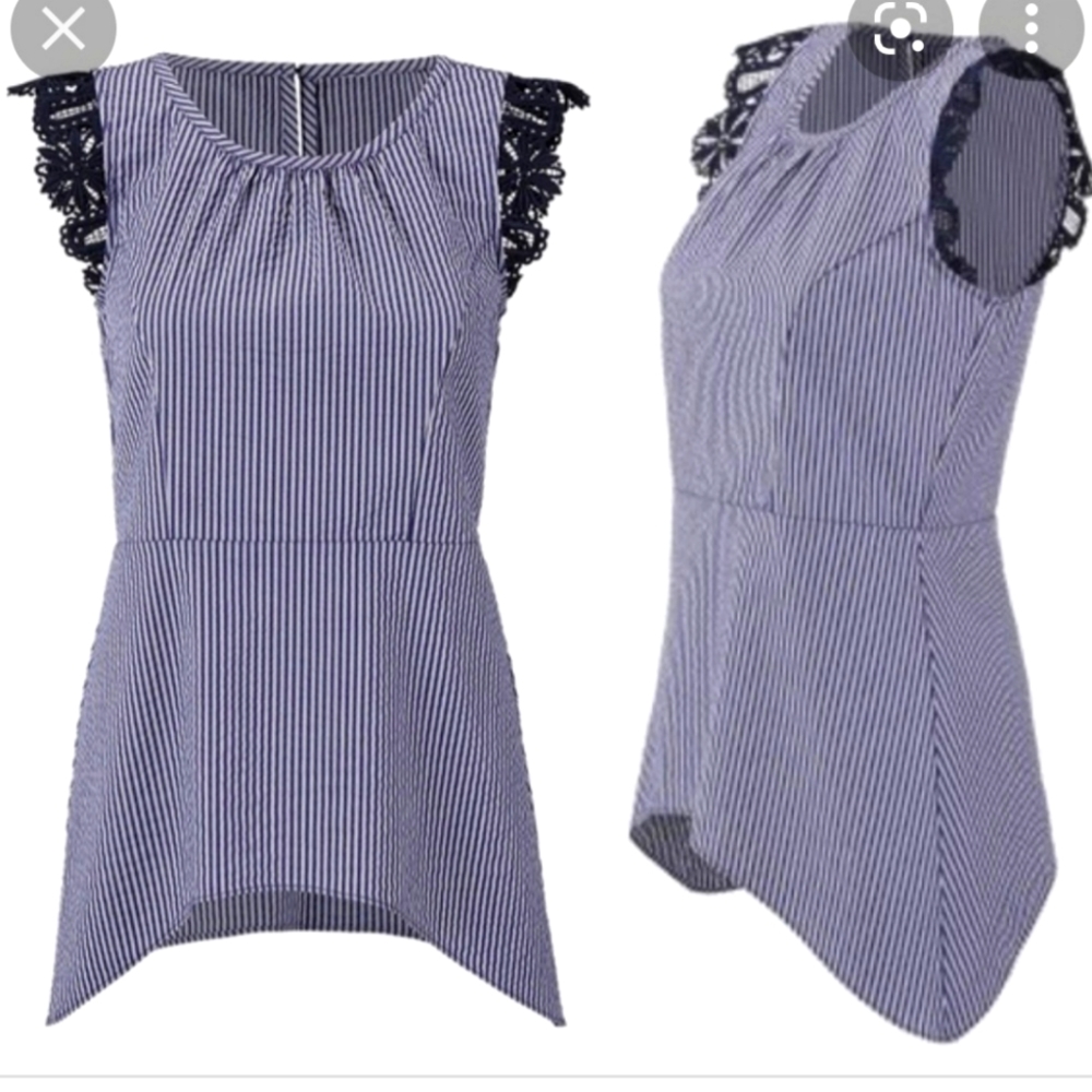 Cabi lace flutter top. New in package!
